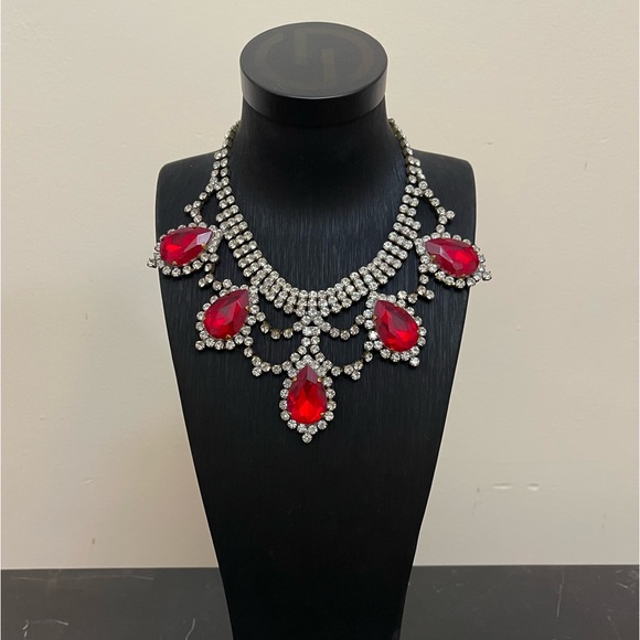 Gorgeous Vintage Austrian Crystal Necklace - Picture 1 of 5